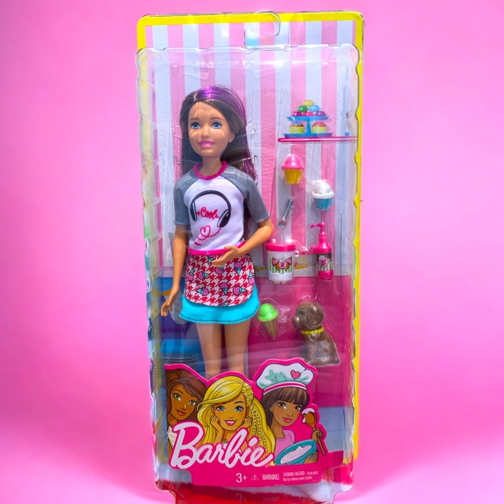 New Barbie Ice Cream Shop with accessories and cute pet puppy 🐕‍🦺